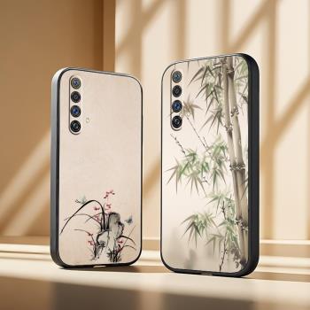 適用opporealmex50手機殼oppo realme真我X50M保護套realmex50m防摔全包軟超薄5G男液態矽膠女梅蘭竹菊單