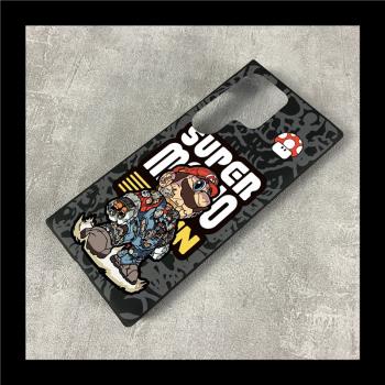 小眾潮牌馬裡奧適用於三星s22ultra手機殼s23硬殼s21新款s20+保護套s10男s9女note20ultra 5g版note10十a90