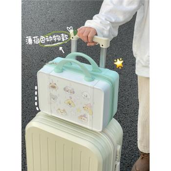 化妝包可掛行李箱大容量女2025新款便攜化妝箱手提箱化妝品收納包