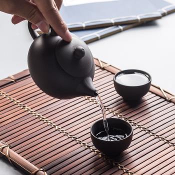 宜興紫砂壺 純手工泡茶壺家用茶具茶壺耐高溫茶壺泡茶 單個紫砂壺