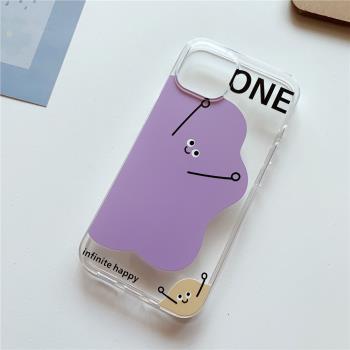 可愛iPhone11pro手機殼適用XSMAX蘋果6/8透明7plus/XR怪獸12套3/4/15/16/mini禮物穿衣手機保護套