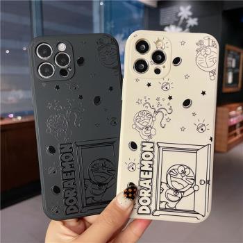 ins叮當貓適用於三星S21/S20+Plus/S20Ultra手機殼新款Note20/20U保護套女款潮牌S10/S9/S21矽膠note10高階感