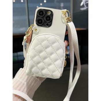 三星A54手機殼galaxy note20Ultra新女款A53時尚斜挎A52大容量a34小香風a14口紅a72卡包a73防摔a51保護套適用