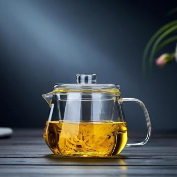 玻璃茶壺專用泡茶壺茶水分離家用水壺單壺過濾功夫電陶爐茶具茶杯