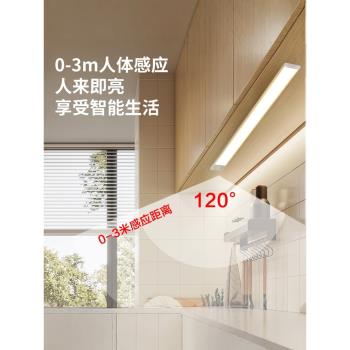 智慧人體感應燈樓梯道自動聲光控衣櫃櫥櫃夜間無線充電led小夜燈