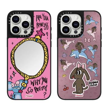 CASETIFY聯名復古回潮TIPSEVEN鼠鼠魔鏡適用iphone16手機殼15promax蘋果14pro明星同款13磁吸鏡面12百搭復古
