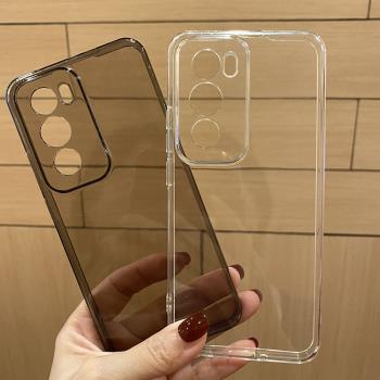 OPPO RENO12手機殼RENO12PRO手機套RENO12 PRO保護套RENO11加厚防摔透明軟殼外殼膠套適用凹槽滴膠diy奶油膠