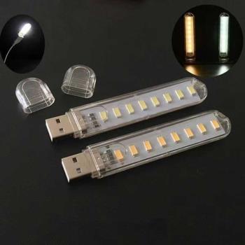 LED小夜燈隨身燈USB小臺燈電腦鍵盤臺燈充電寶移動電源野營便攜燈