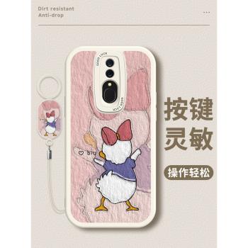 適用OPPOA9手機殼指環可愛黛絲OPPOK10/K9新款卡通K11/K12全包A5/A7保護套A11S男女K5K3K7情侶軟矽膠X防摔PRO