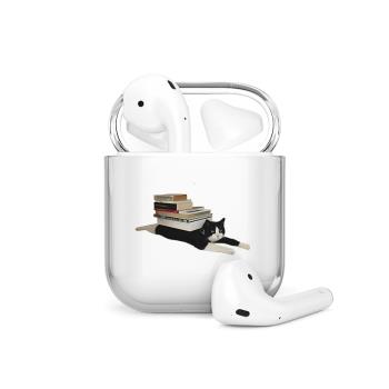 海浪公園【拍三免一】貓咪可愛適用蘋果無線藍牙耳機airpods pro保護套2代殼airpods3保護殼耳機殼第四代