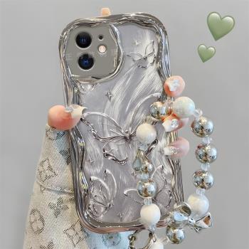 適用蘋果11手機殼iphone11promax新款apple全包蘋果十一防摔萍果11矽膠pg11軟殼iph11保護套電鍍高階感帶掛繩