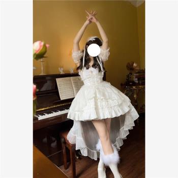 【薔薇物語】~白糖少女新品原創設計Lolita洋裝jsk吊帶連衣裙夏裝