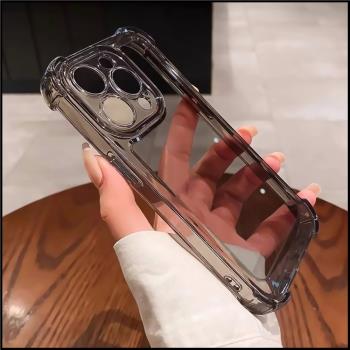 四角氣囊超強防摔適用K70至尊版K80小米14手機殼K60E紅米K50透黑色NOTE12/13PRO全包K40S簡約Civi4矽膠3軟殼