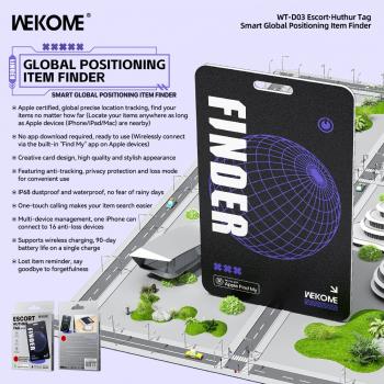 wekome 護航IP68級防水全球精準定位支援無線充電智慧定位防丟器