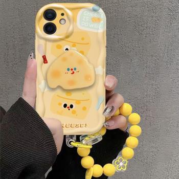 適用蘋果11手機殼乳酪支架iPhone11promax保護套女卡通可愛11PRO防摔全包網紅11矽膠新款蘋果11promax手機殼