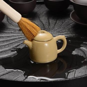 指尖壺迷你紫砂壺袖珍小茶壺 茶寵擺件可養個性手工小壺