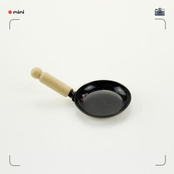 52DOLLHOUSE 微縮食玩場景模型 娃娃屋廚房配件 迷你平底煎鍋