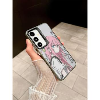 三星s25手機殼波奇醬Galaxy S24+新款軟殼S23Ultra保護套S21FE孤獨搖滾S22山田涼防摔鐳射卡通動漫二次元創意