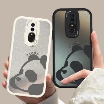 適用OPPOA9手機殼趴趴熊貓OPPOK10/K9新款卡通K11/K12全包A5/A7保護套個性A11S女高級感K5K3K7軟矽膠X防摔PRO