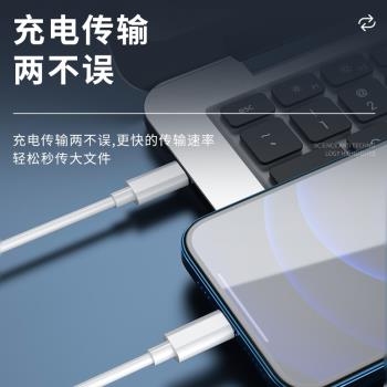 馴龍師 適用蘋果iPhone16數據線14充電線器13手機15promax11車載USB加長2米XR沖電8plus短ipad閃充PD快充平板