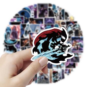 50張韓國漫畫我獨自升級貼紙行李箱吉他冰箱貼畫 solo Leveling