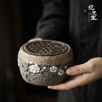 紀先生復古蠟燭加熱爐子功夫茶具配件溫茶爐家用暖茶爐泡茶保溫爐