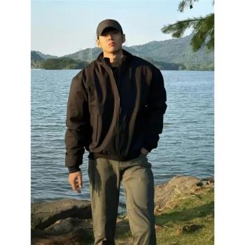 美式飛行員夾克男款秋冬季立領防風防水機能風寬松短款bomber外套