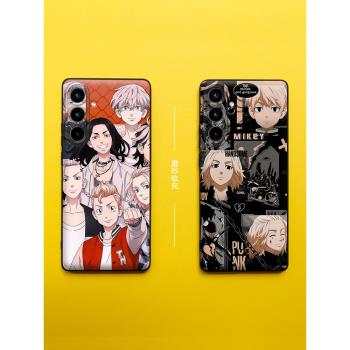 適用三星a55手機殼東京復仇者Galaxya35保護套a25花垣武道a15防摔a53動漫a51/a52二次元m54/m53磨砂m33軟矽膠