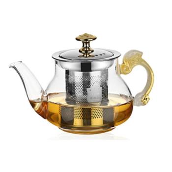 耐高溫玻璃茶壺茶水分離煮茶器燒水壺泡茶壺茶具套裝明火高硼矽