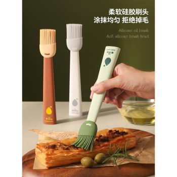 油刷家用耐高溫食用品級矽膠廚房烘焙燒烤小刷子烙餅刷不粘鍋油刷