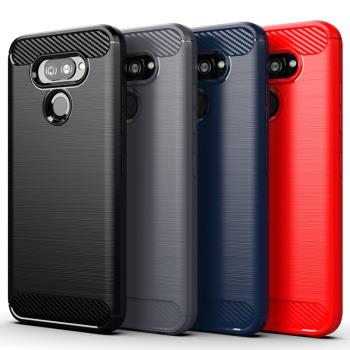 適用LG K40S手機殼LG K50S保護套簡約碳纖維紋K8X矽膠防摔軟殼TPU