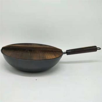 韓國家用麥飯石30CM不粘鍋炒鍋無塗層多功能炒菜鍋電磁爐燃氣灶適