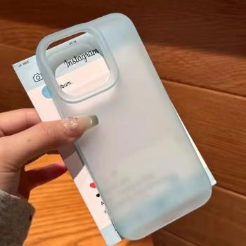 極簡高階感果凍透明適用蘋果14手機殼情侶iPhone13ProMax新款15pro防摔12女款小眾11矽膠16pro男全包保護套軟