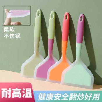 烙餅矽膠鏟子不粘鍋專用廚具玉子燒家用不傷鍋耐高溫炒菜鍋鏟煎餅