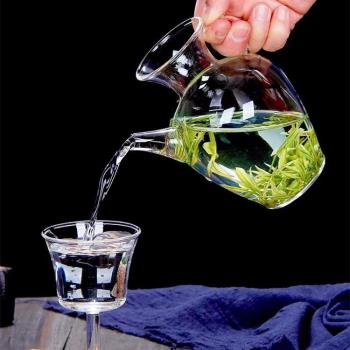 透明仿宋玻璃茶壺綠茶專壺茶具小號泡茶冷水泡壺泡茶器家用單用壺