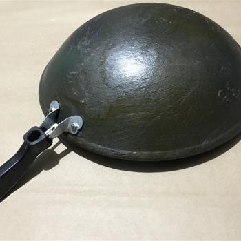 傳統老式生鐵鍋家用鑄鐵鍋雙耳炒鍋不粘鍋尖底鍋圓底已開鍋炒菜鍋