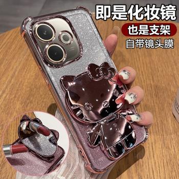 適用oppoA5活力版手機殼oppo保護A5矽膠套5G自帶鏡頭膜全包氣囊防摔PKV110透明軟opa女支架鏡子板新款可愛高