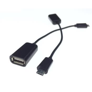 平板電腦手機V8介面OTG傳輸線Micro 5P轉USB轉換數據線U盤讀卡器