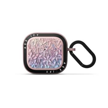 ins水彩油畫愛心AirPods4代耳機保護套蝴蝶花卉適用AirPods pro2代咖啡女孩蘋果無線藍牙耳機軟殼可愛小企鵝