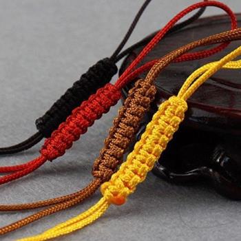 純手工編織茶壺繩子紫砂壺蓋綁壺繩防摔碎系壺繩功夫茶道養壺繩子