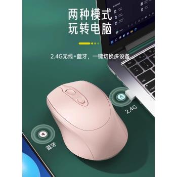 無線滑鼠藍牙靜音商務辦公遊戲電競可充電筆記本臺式電腦適用聯想