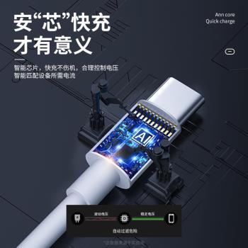 適用於23新款本田CR-V車載快充數據線雅閣皓影HR-V充電線USB轉換器ZR-V英仕派NP1極湃1冠道雙頭Type-C轉接頭