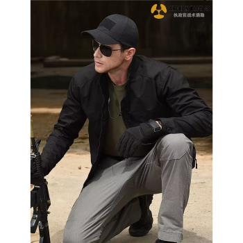 幹活穿的外套男耐磨夾克春秋防風防水軍迷外套特種兵戶外工作上衣