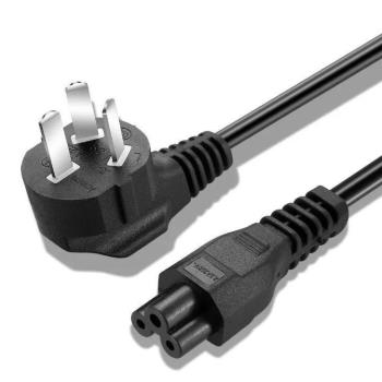 筆記本電腦電源線戴爾聯想華碩惠普適配器充電線 三孔梅花尾國標