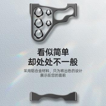 異形適用三星s24ultra鋁合金無邊框手機殼Galaxys23ultra超薄鏤空散熱s24+簡約高階感s23鏡頭膜防摔保護套s24
