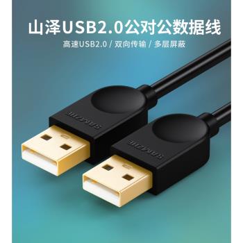 山澤 原包裝公對公 USB2.0 AM/AM傳輸線 USB延長線 1.5米