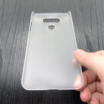 適用於LG G6手機殼超薄半包磨砂硬殼diy塑膠個性g6透明防摔後蓋外