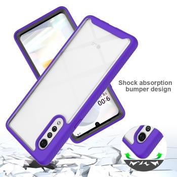 超強防摔 二合一360°防摔手機殼 LG Velvet 5G 透明套矽膠保護殼全包保護套