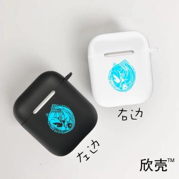 初音未來miku耳機套適用AirPods Pro2蘋果airpods2/3代無線耳機保護套第二代二次元動漫無線藍芽矽膠軟殼全包