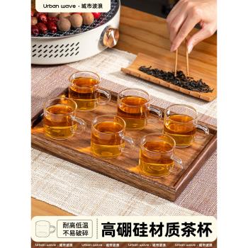 圍爐煮茶玻璃茶壺茶具加厚耐熱玻璃杯泡茶耐高溫提樑壺家用燒水壺